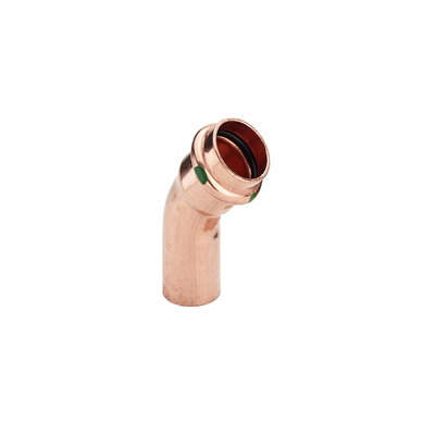 Viega Vpress Cu Böj 42 45Gr 1M